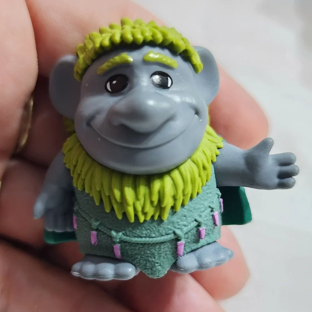 Disney Frozen Figurine Set Elsa Anna and Rock Trolls 6 Piece Toy Lot